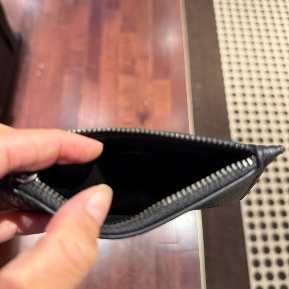 Coach CW222 Cosmic Zip Card Case With Rocket Graphic in Black - Picture 9 of 10